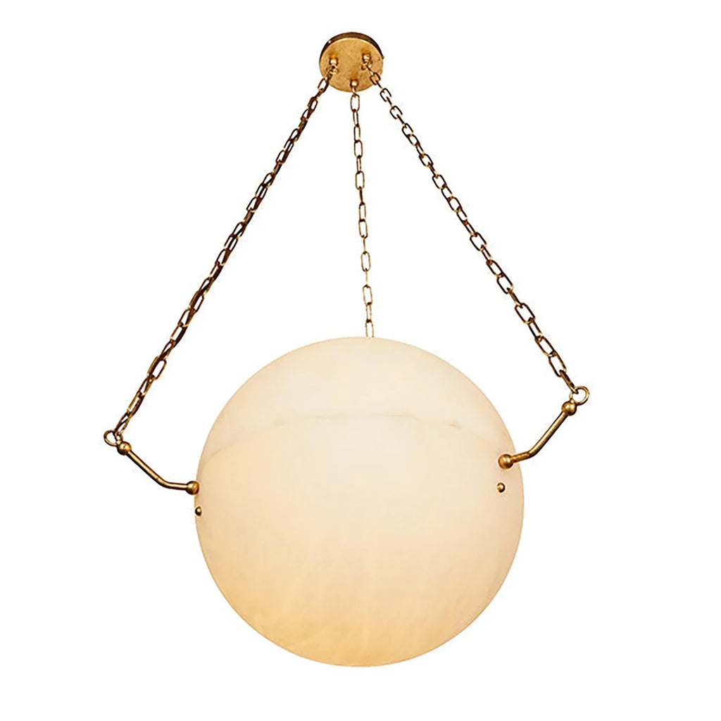 Aurelia Alabaster Sphere Suspension Pendant | wildoxy