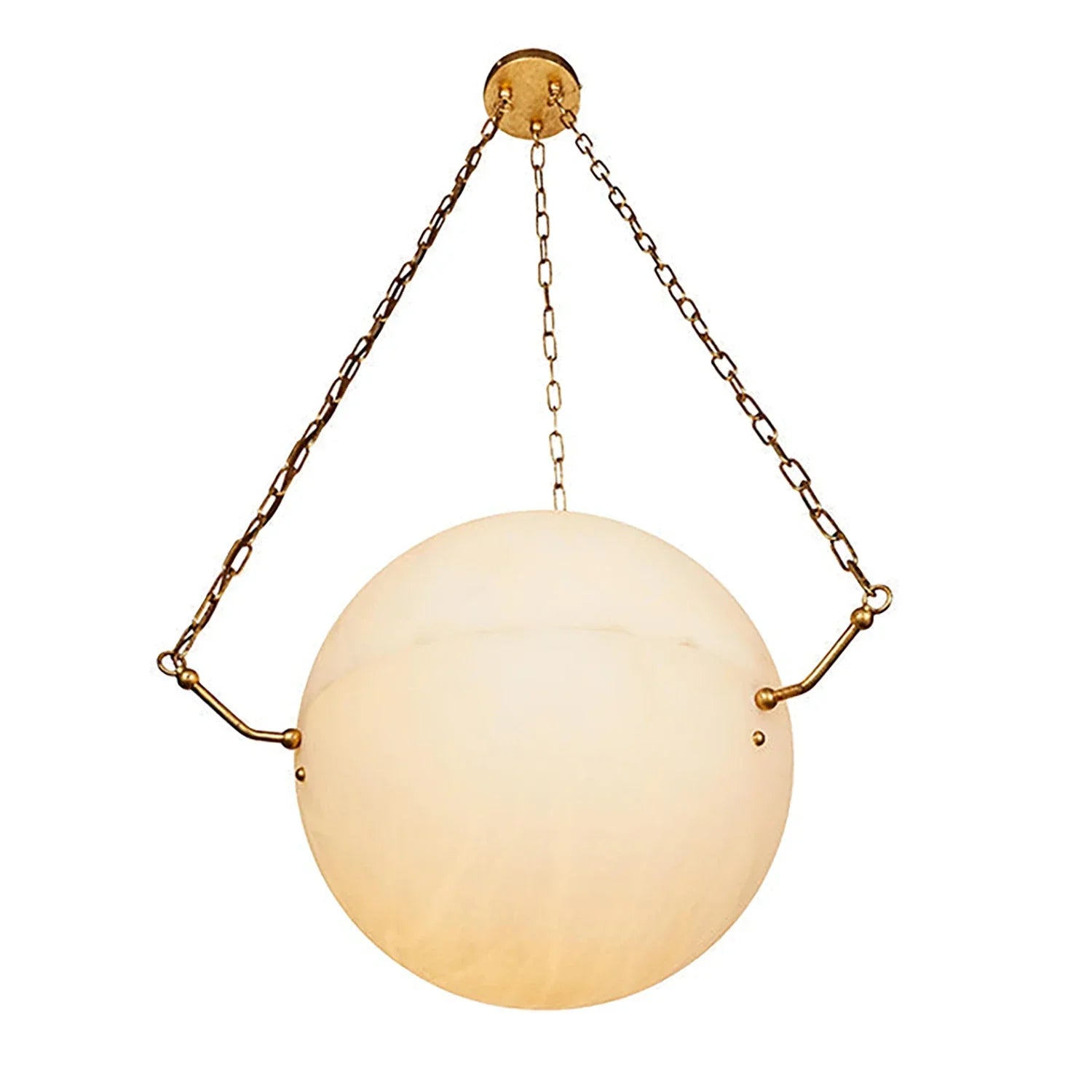 Aurelia Alabaster Sphere Suspension Pendant | wildoxy