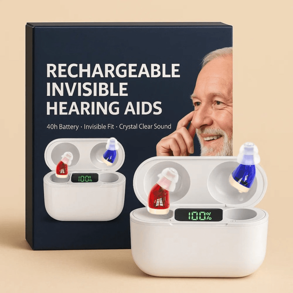 Mejoradores de audio intraaurales sutiles Auris Pro — Perfil compacto, sonido más nítido