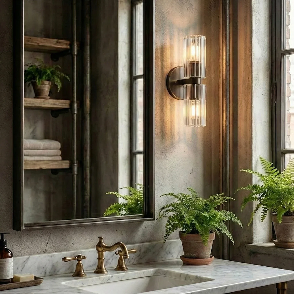 Aurora Glass Cup Sconce | wildoxy