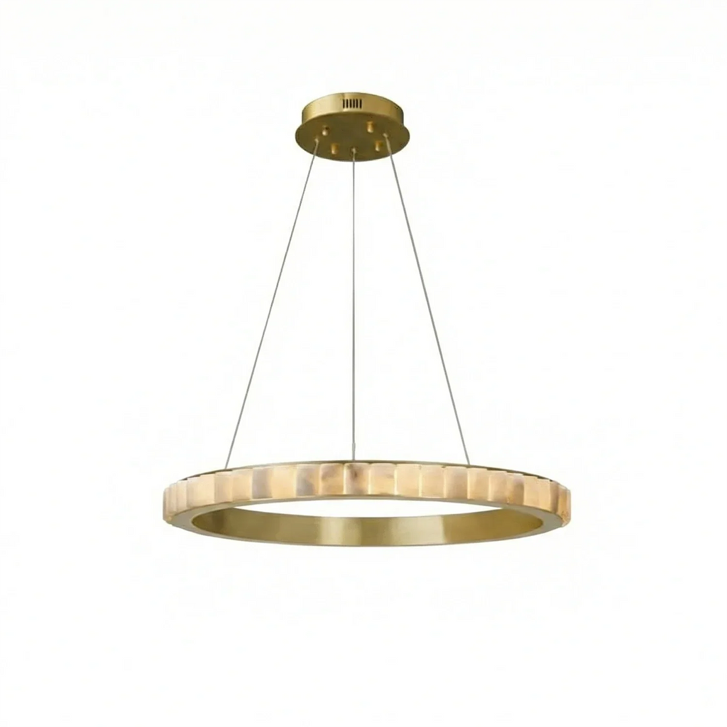 Avalon Alabaster Halo Chandelier | wildoxy