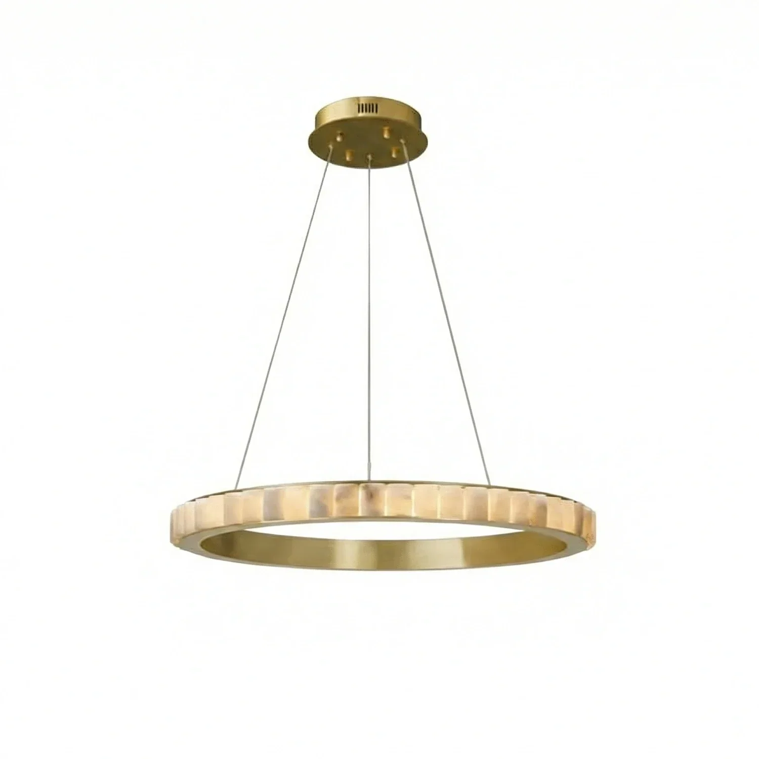 Avalon Alabaster Halo Chandelier | wildoxy
