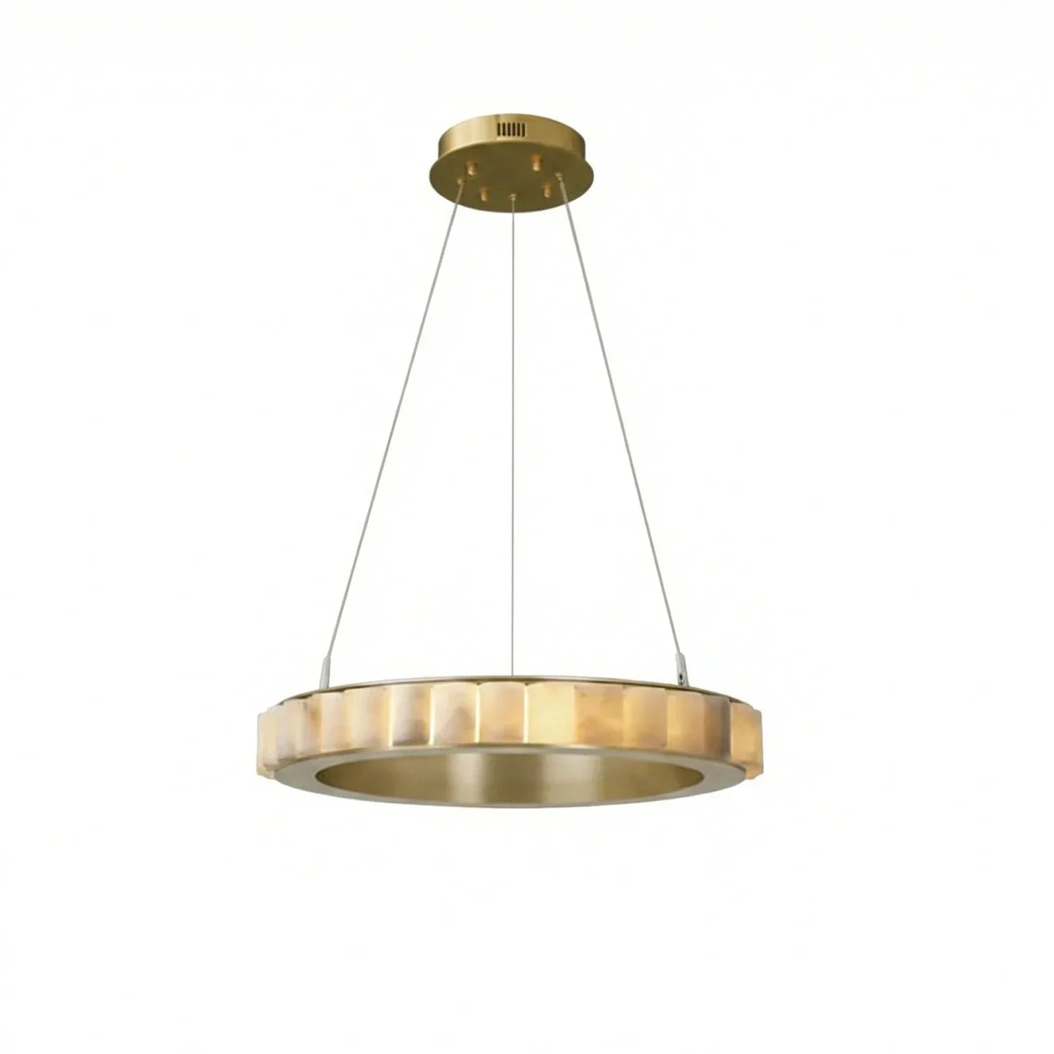 Avalon Alabaster Halo Chandelier | wildoxy