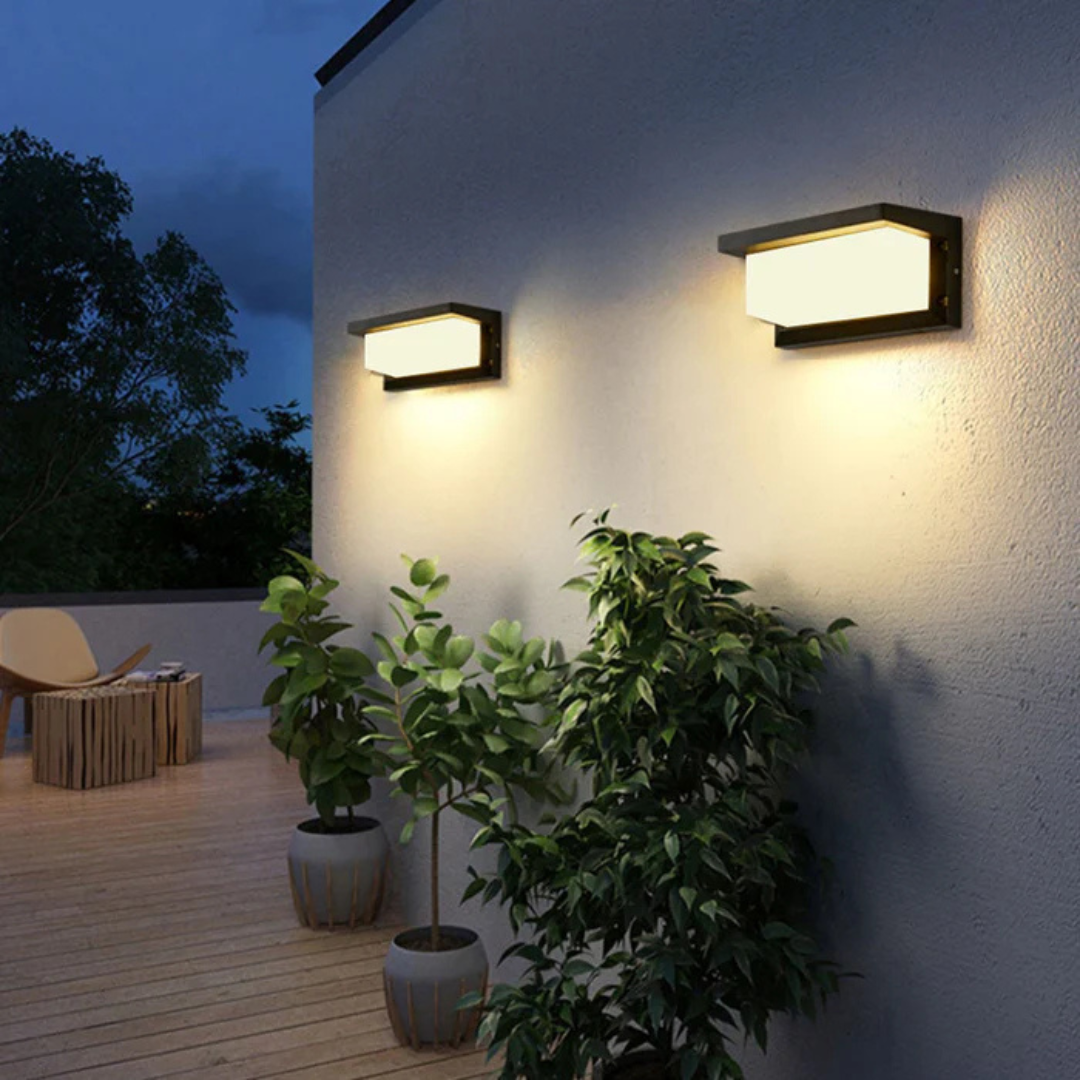 Outdoor Motion Sensor LED Wall Light E27 18W - Wildoxy