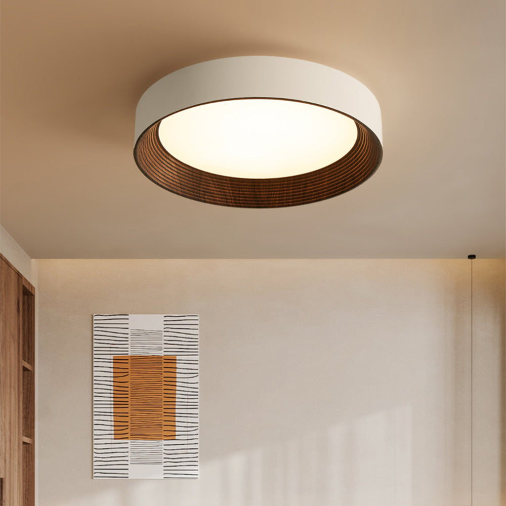 Ronde platte led-plafondlamp — slank ontwerp