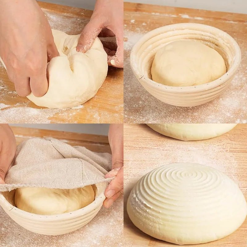 Bakehaven handgefertigter Gärkorb aus Rattan
