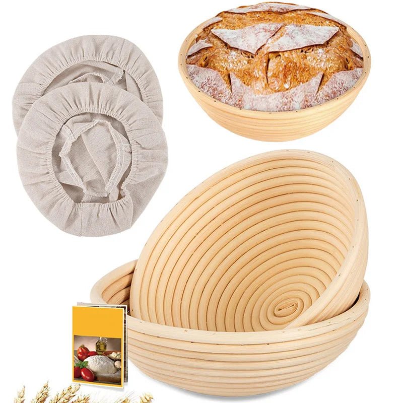 Bakehaven handgefertigter Gärkorb aus Rattan