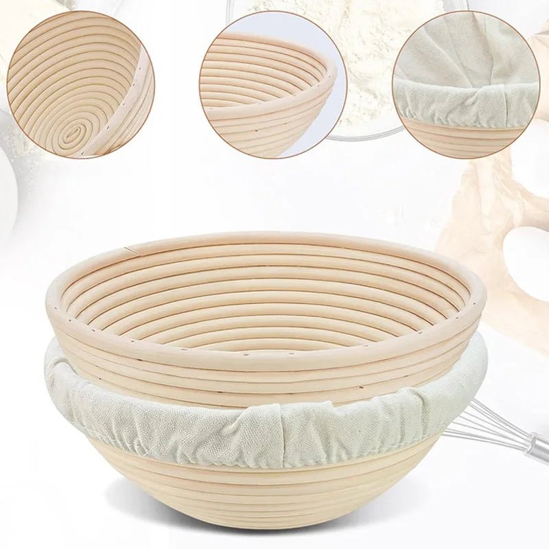 Bakehaven handgefertigter Gärkorb aus Rattan