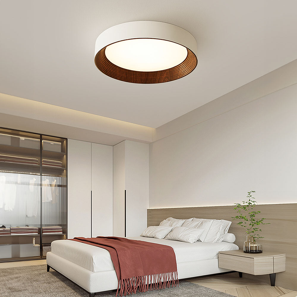 Ronde platte led-plafondlamp — slank ontwerp