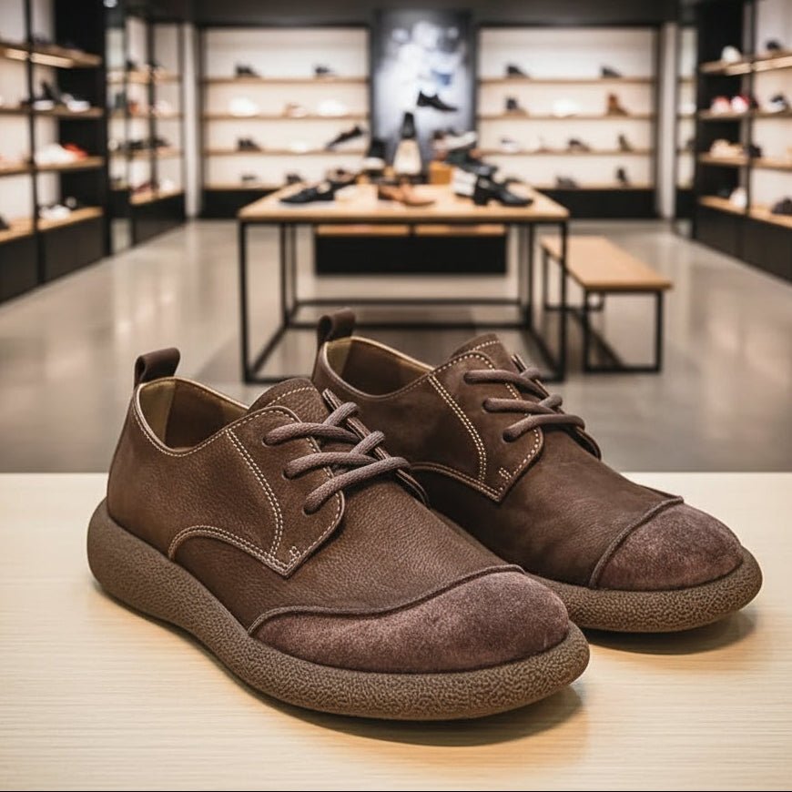 Bellator Chaussures en cuir fabriquées à la main — système de soutien orthopédique, confort toute la journée