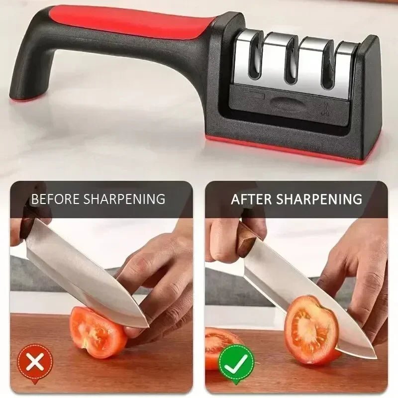Afilador de cuchillas de cocina todo en uno BLADEALL — Herramienta para bruñir, afilar y pulir