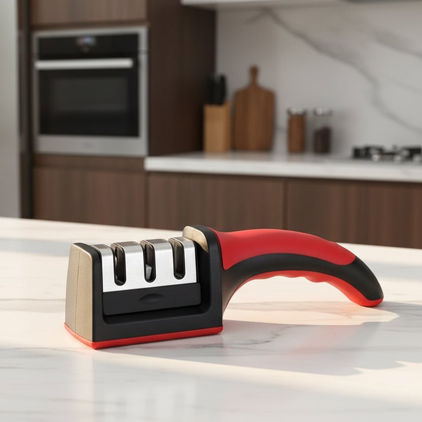 Afilador de cuchillas de cocina todo en uno BLADEALL — Herramienta para bruñir, afilar y pulir