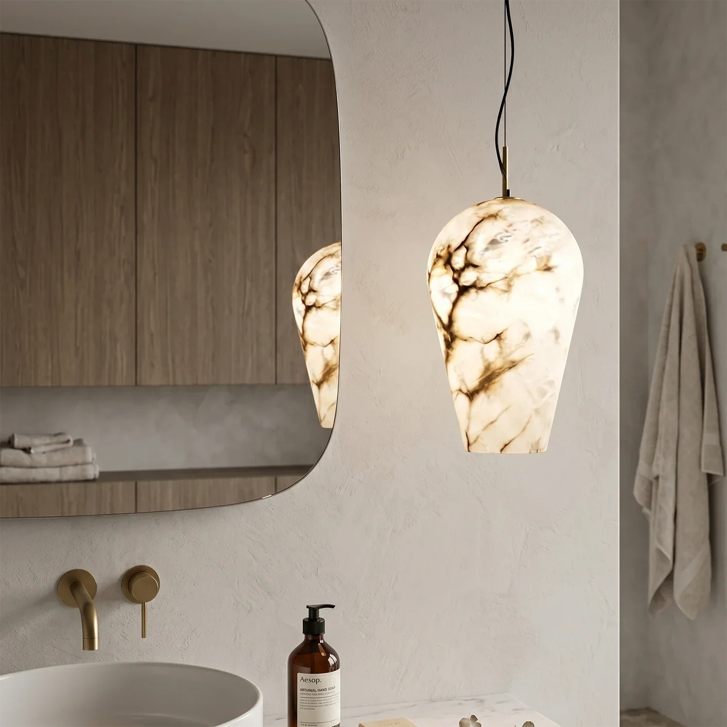 Blimp Alabaster Pendant | wildoxy