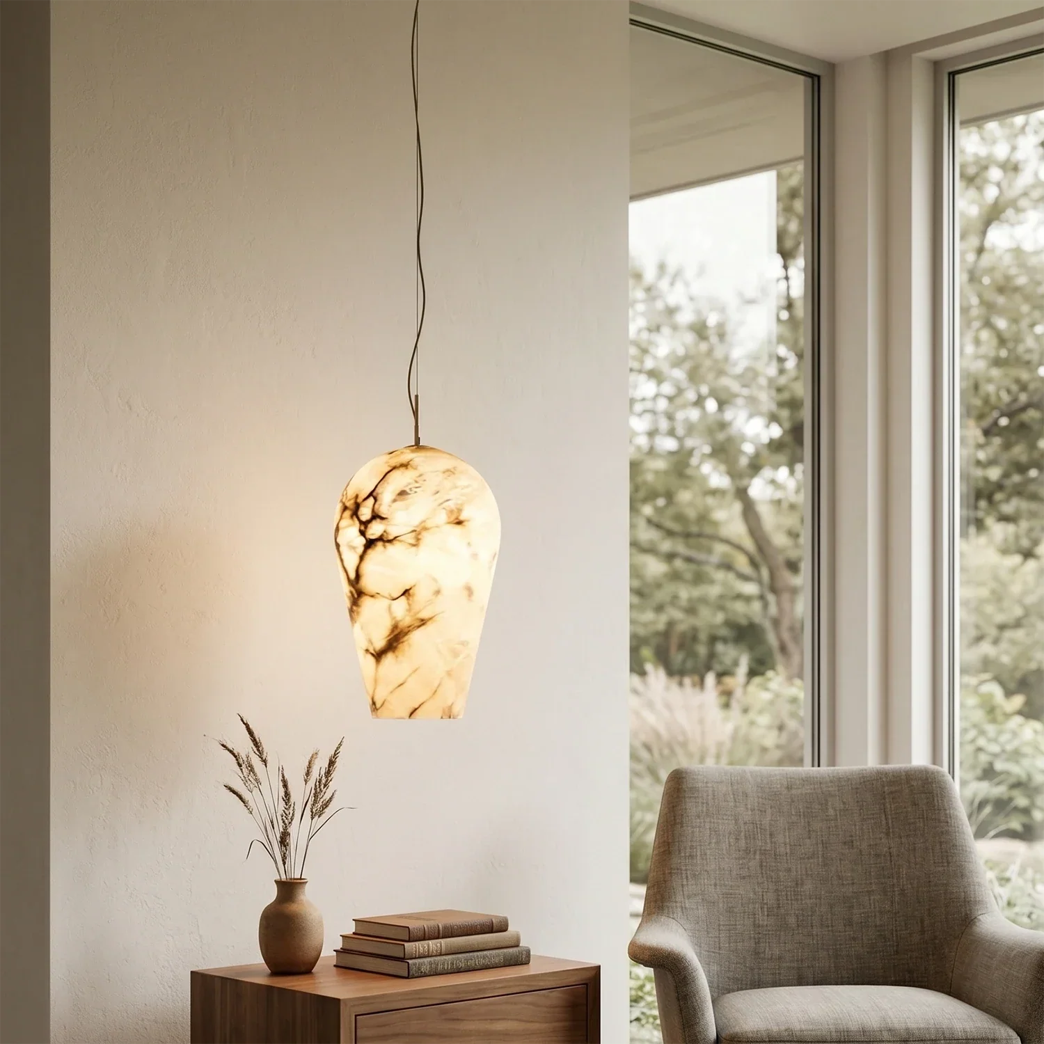 Blimp Alabaster Pendant | wildoxy