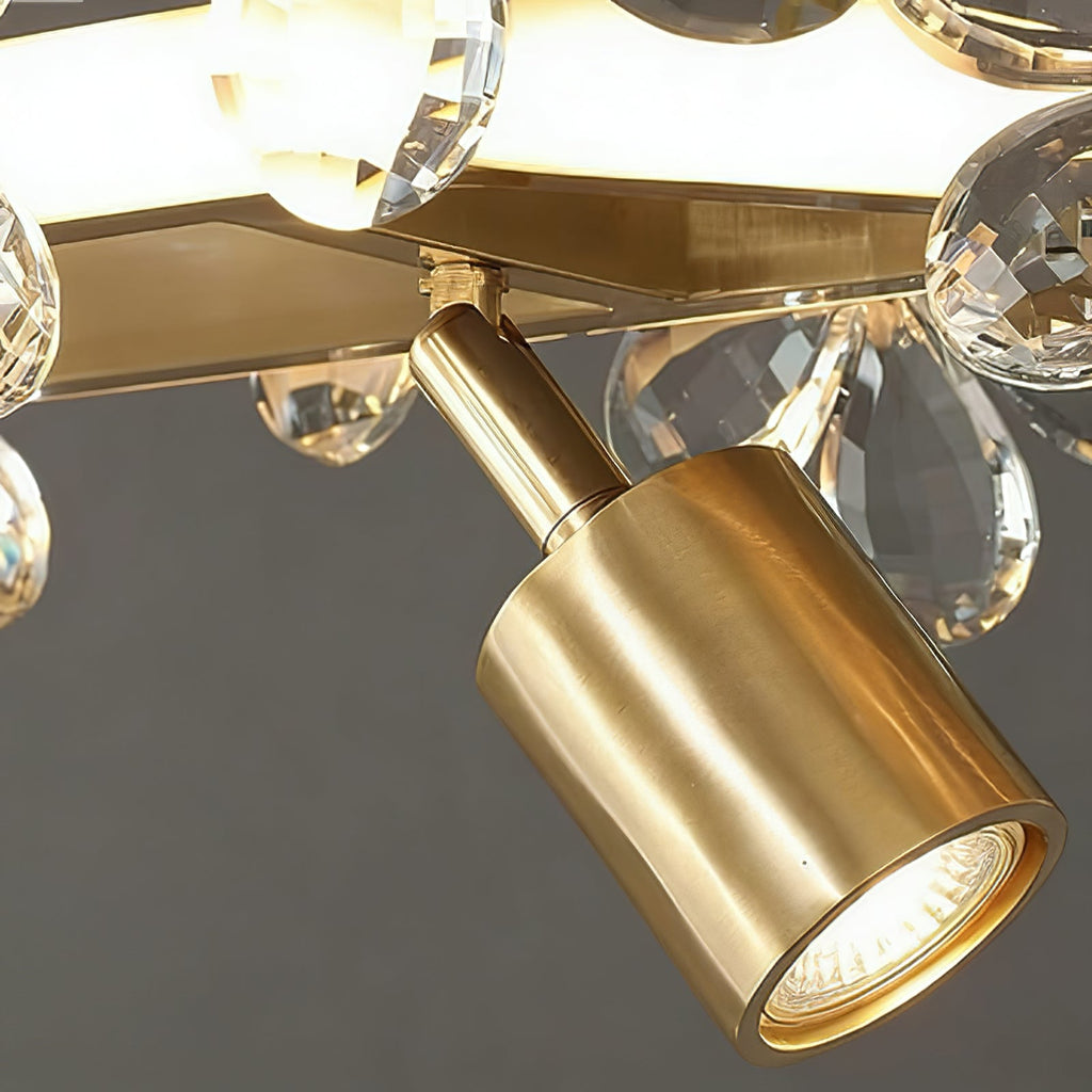 Blooming Crystal Flower Modern Pendant Light | wildoxy