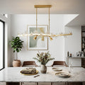 Blooming Crystal Flower Modern Pendant Light | wildoxy