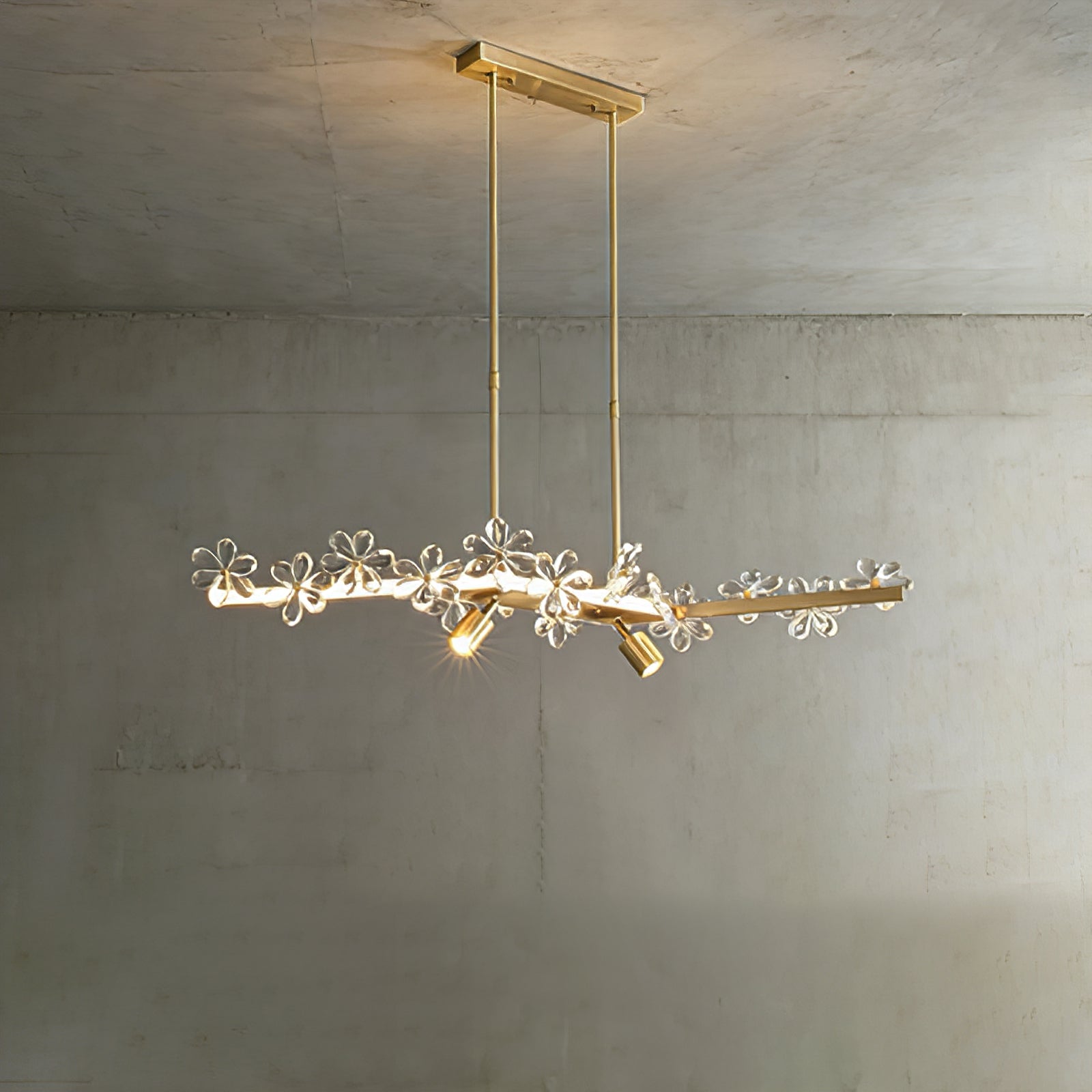 Blooming Crystal Flower Modern Pendant Light | wildoxy