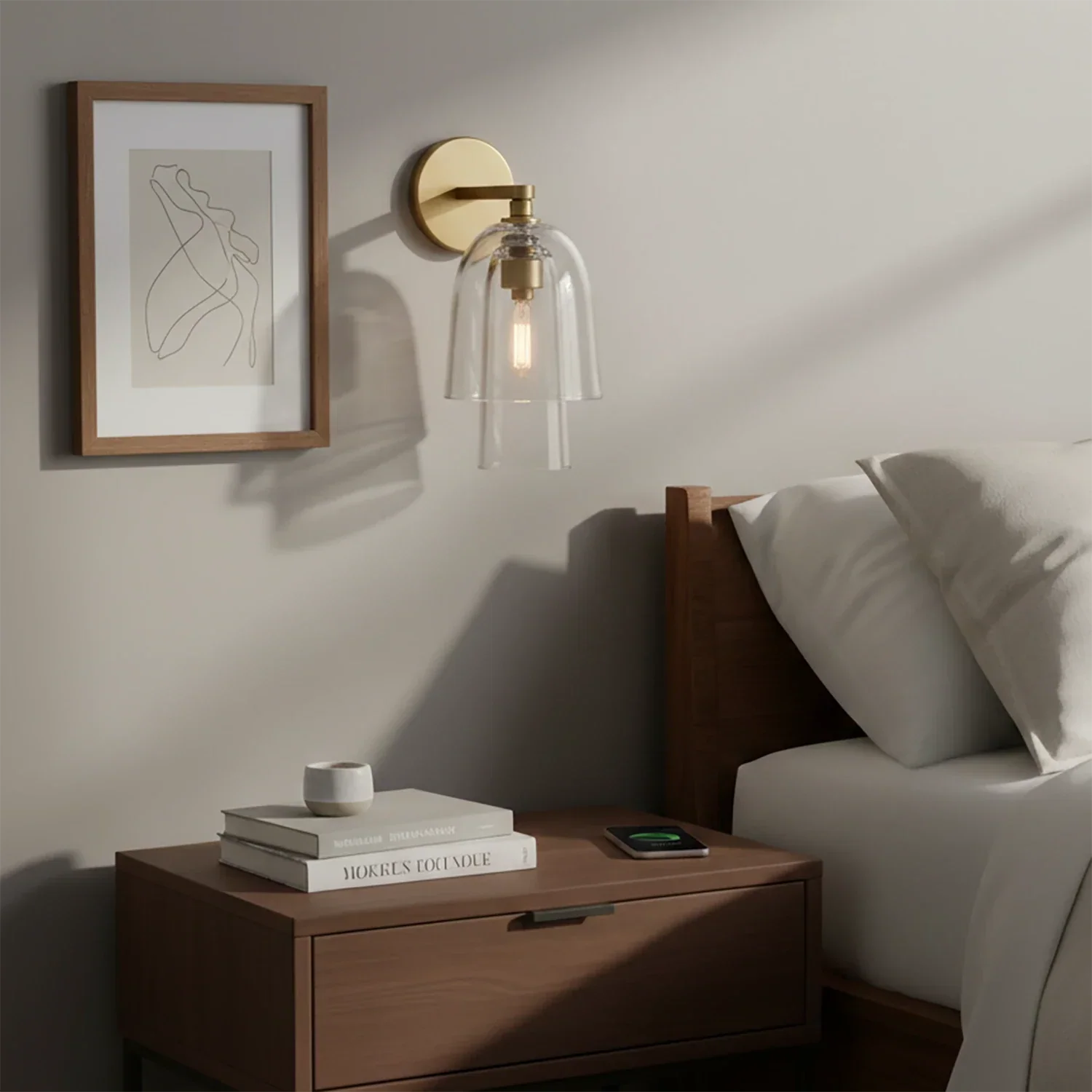 Bloomz Glass Flute Sconce | wildoxy