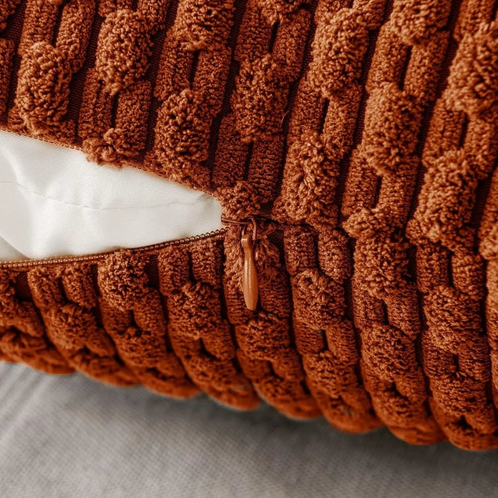 BOHOSTRIPÉ Kissen aus Cord mit Boho-Streifen