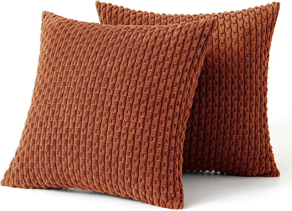 BOHOSTRIPÉ Kissen aus Cord mit Boho-Streifen
