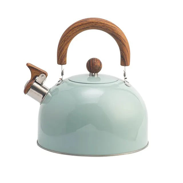 Vannkoker i rustfritt stål med plystring, 2.5L/3L, induksjon + plystring