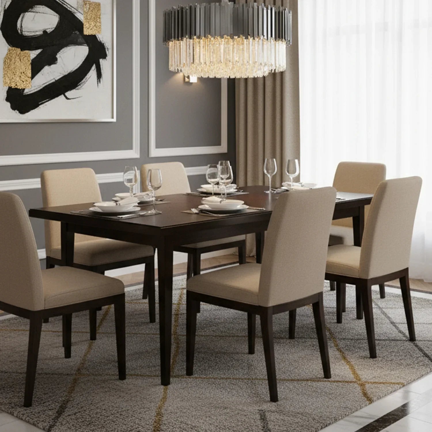 Bourbons Flush Mount Chandelier | wildoxy