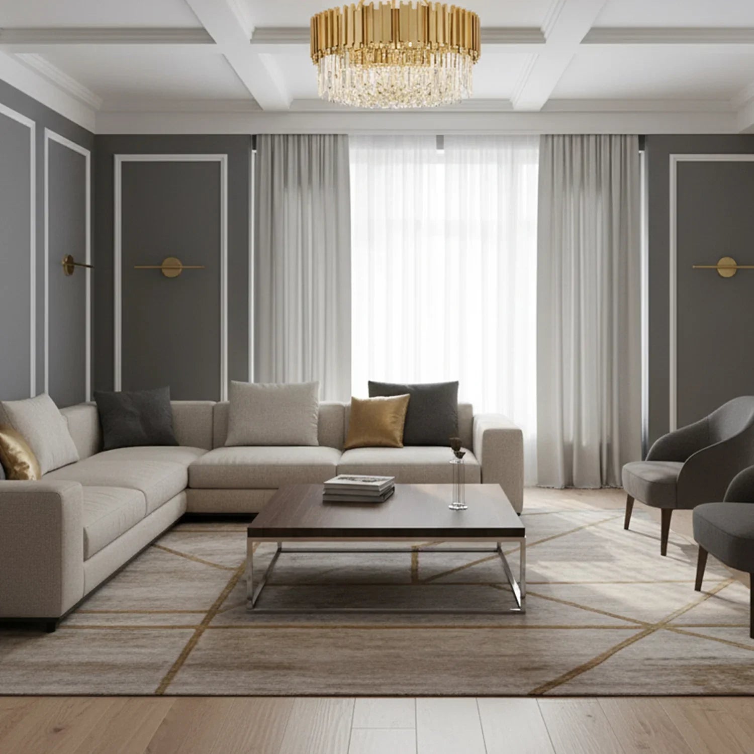 Bourbons Flush Mount Chandelier | wildoxy
