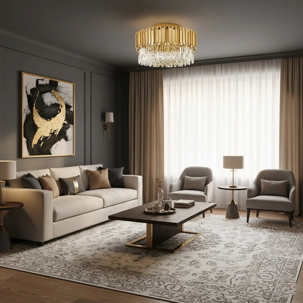 Bourbons Flush Mount Chandelier | wildoxy