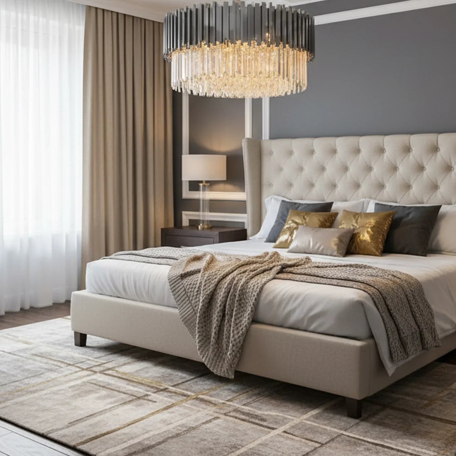 Bourbons Flush Mount Chandelier | wildoxy