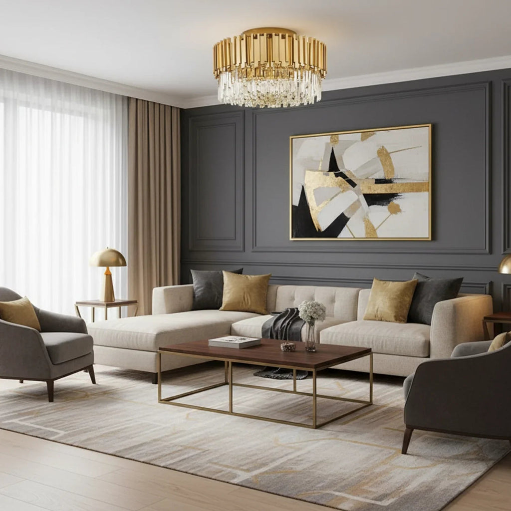 Bourbons Flush Mount Chandelier | wildoxy
