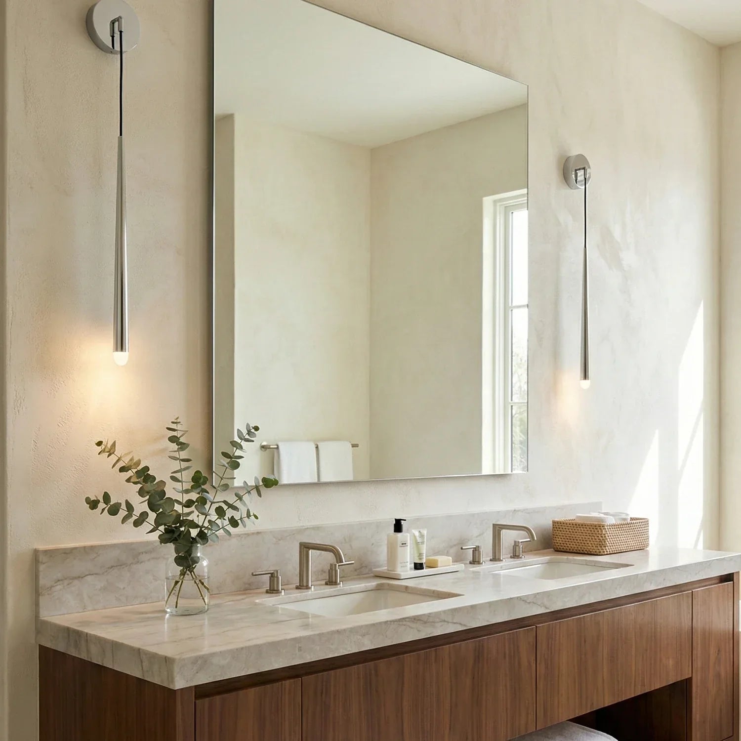 Brass Spinal Tube Crystal Wall Lamp | wildoxy