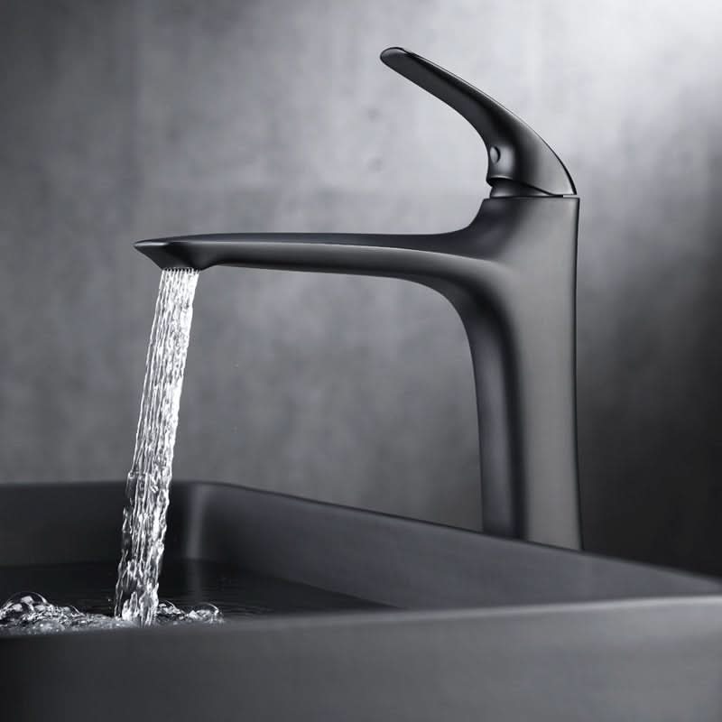 Brassline Sink Tap — Antique Black Finish, Gentle Water Flow
