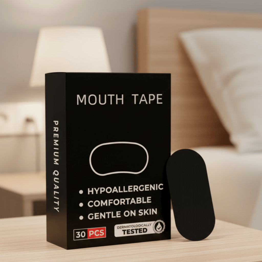 Breathcalm Νυχτερινή ταινία στόματος — Ρινικές ταινίες αναπνοής άνετης εφαρμογής