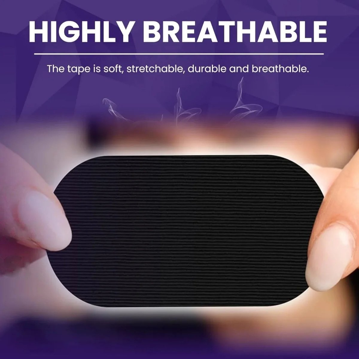 Breathcalm Νυχτερινή ταινία στόματος — Ρινικές ταινίες αναπνοής άνετης εφαρμογής