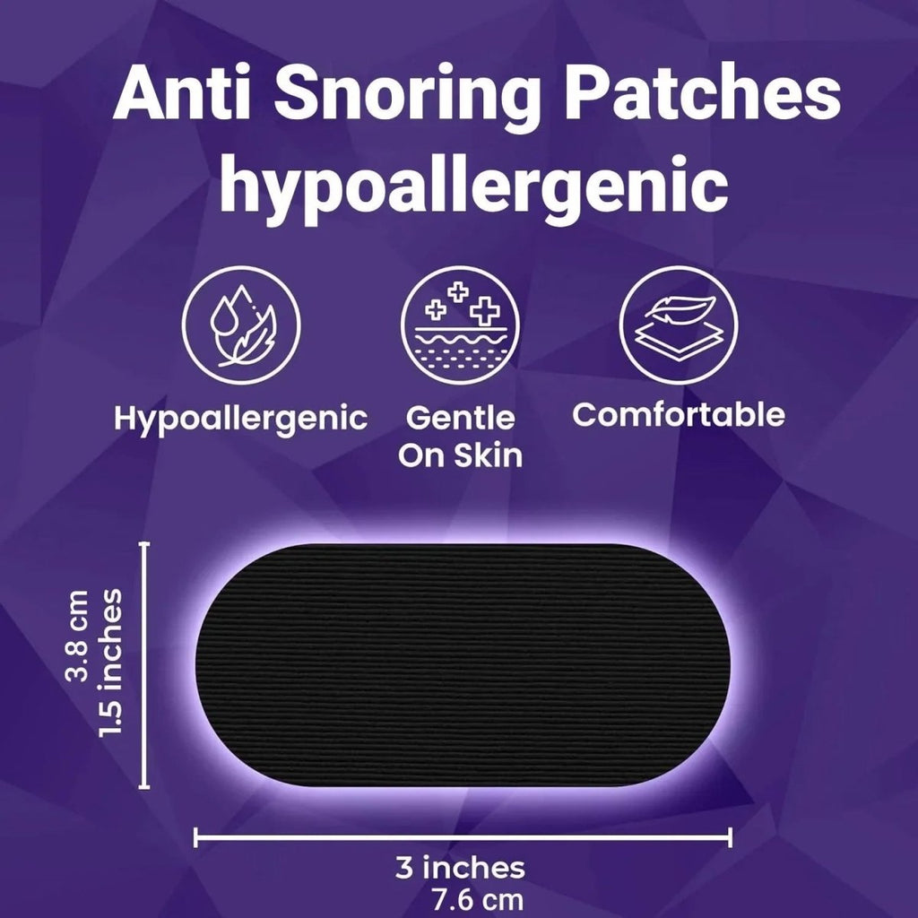 Breathcalm Νυχτερινή ταινία στόματος — Ρινικές ταινίες αναπνοής άνετης εφαρμογής