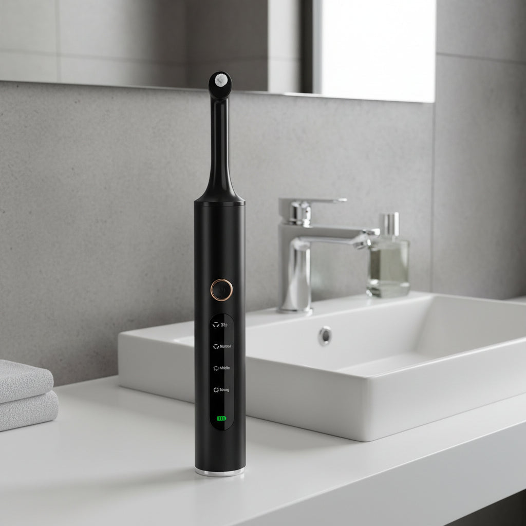 منظف الأسنان اللاسلكي BrightDent Pro 5-In-1 - جهاز لاسلكي قابل لإعادة الشحن بسعة 800mAh