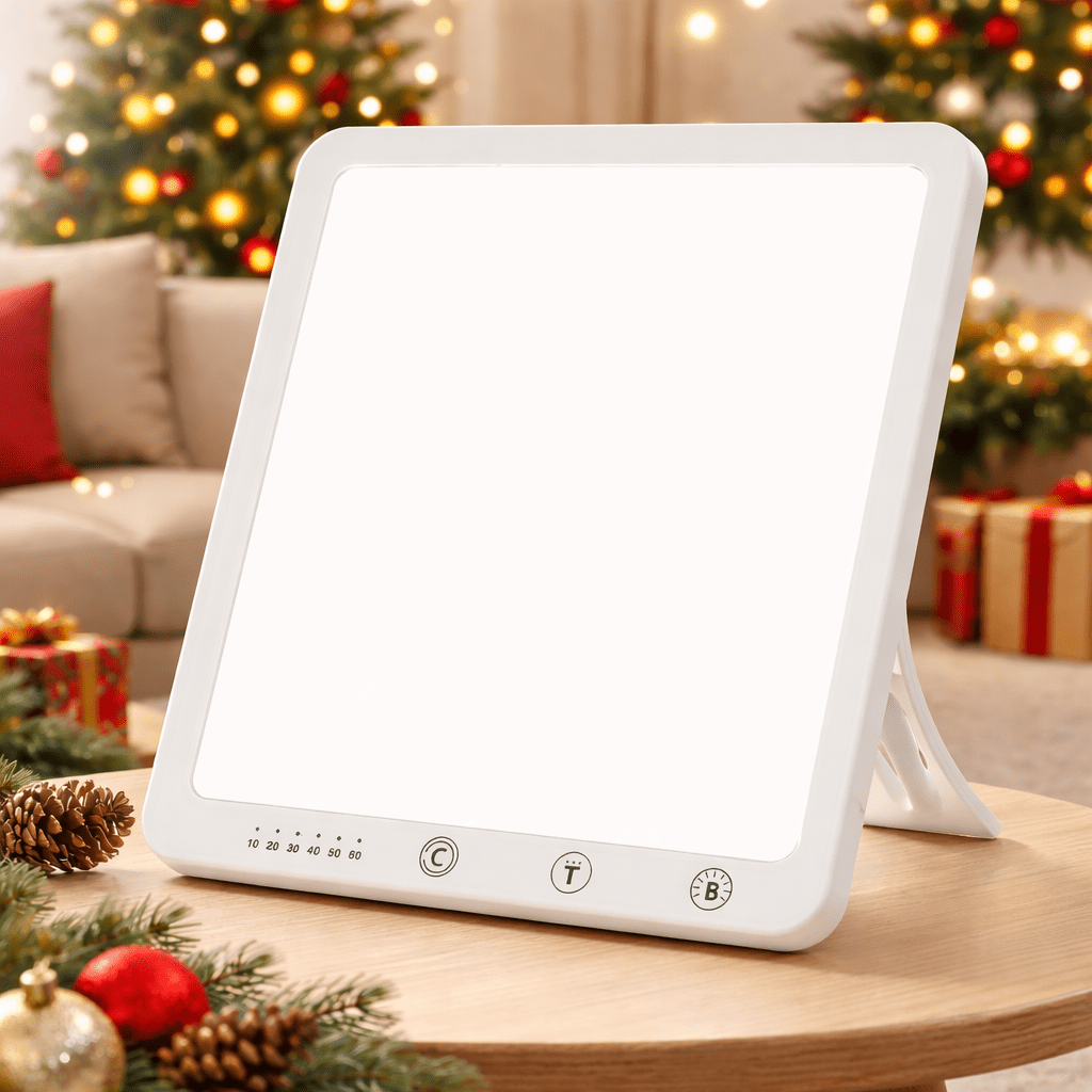 Lâmpada de fototerapia Brightmind — Simulação de luz do dia de 10 000 lux