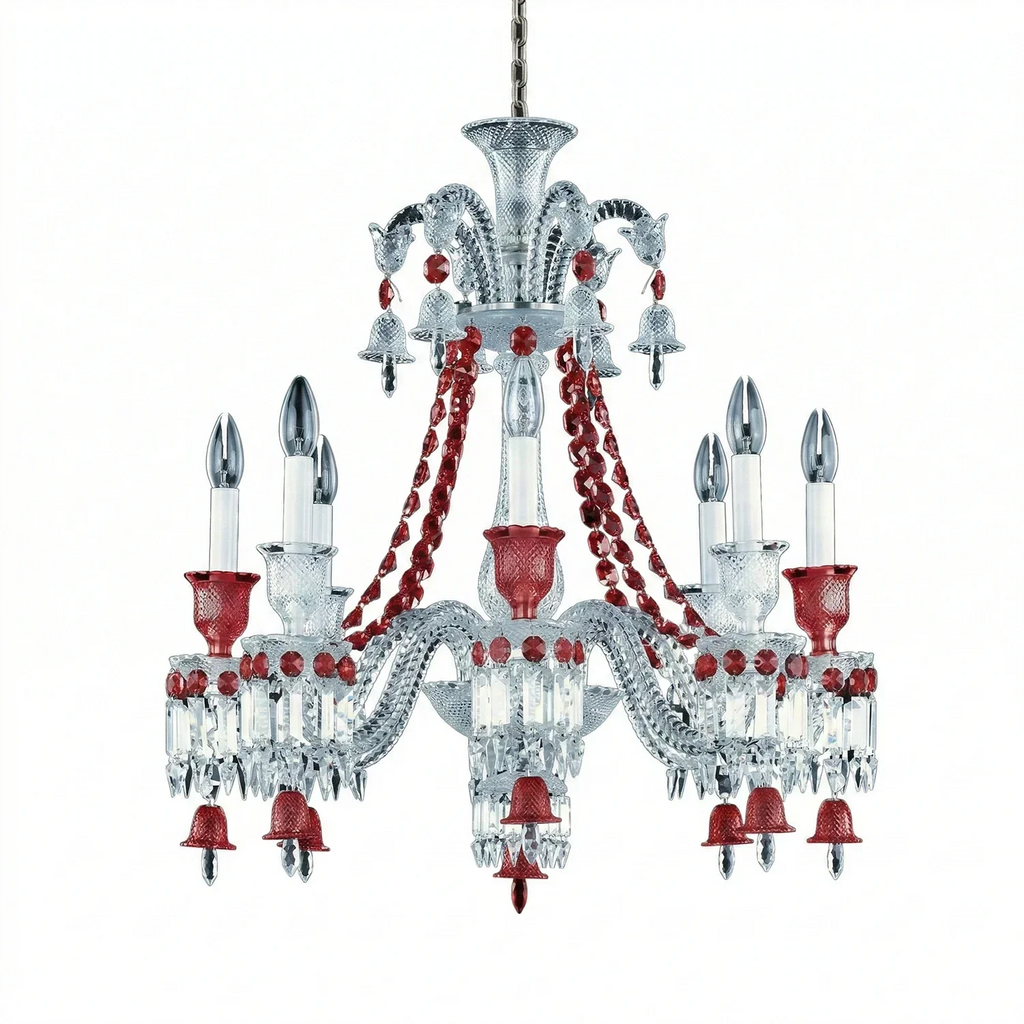 Brilliant Starry Crystal RED Chandelier | wildoxy