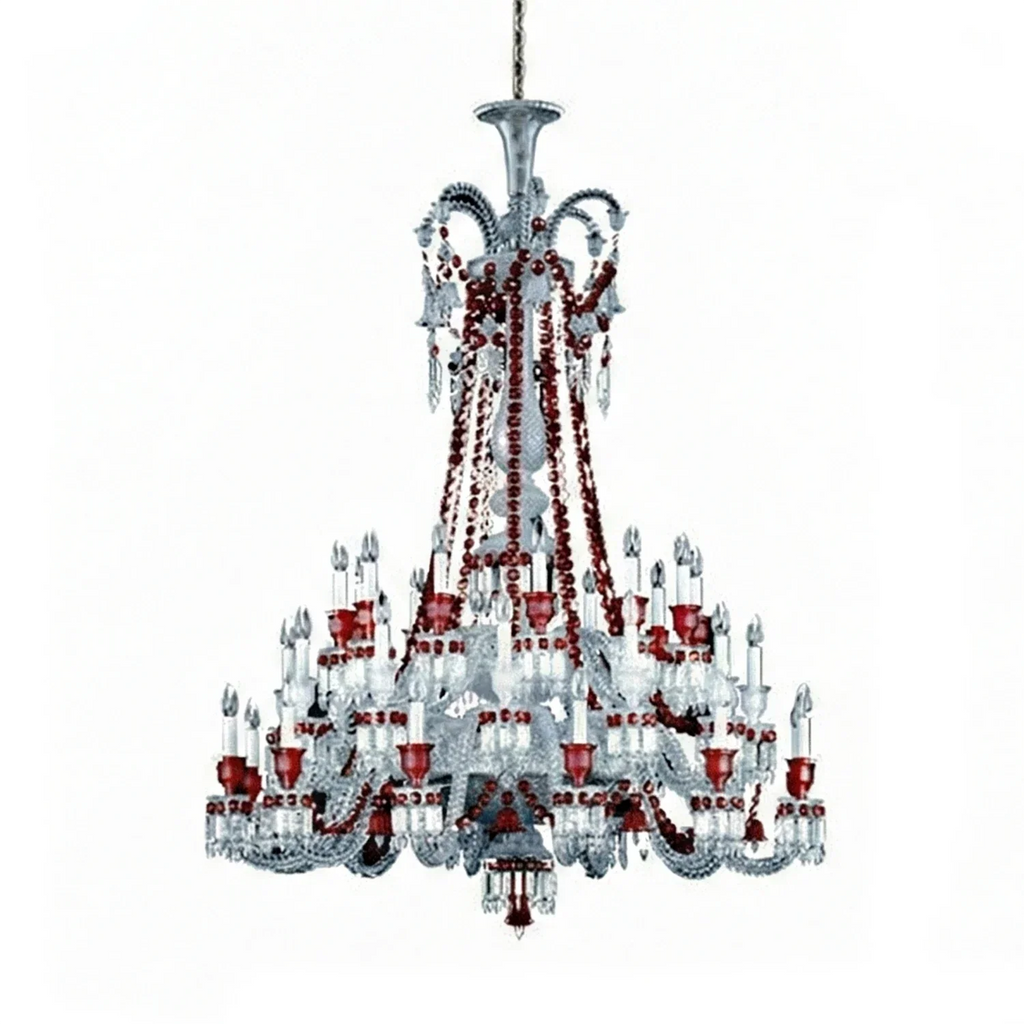 Brilliant Starry Crystal RED Chandelier | wildoxy