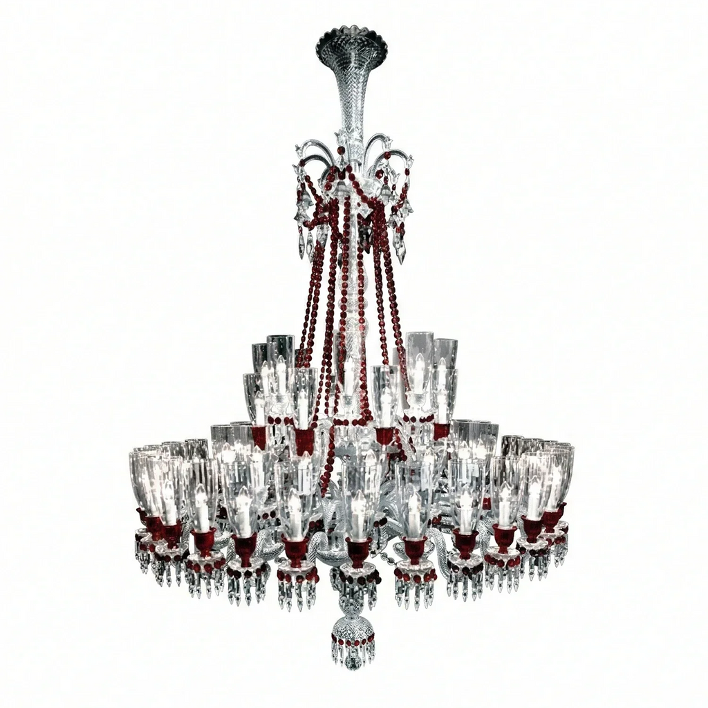 Brilliant Starry Crystal RED Chandelier | wildoxy