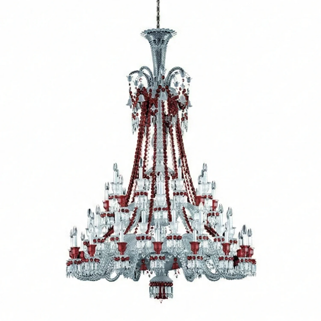 Brilliant Starry Crystal RED Chandelier | wildoxy