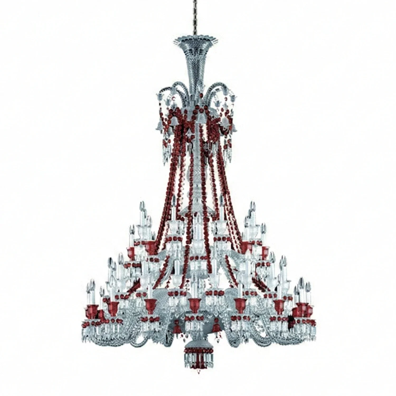 Brilliant Starry Crystal RED Chandelier | wildoxy