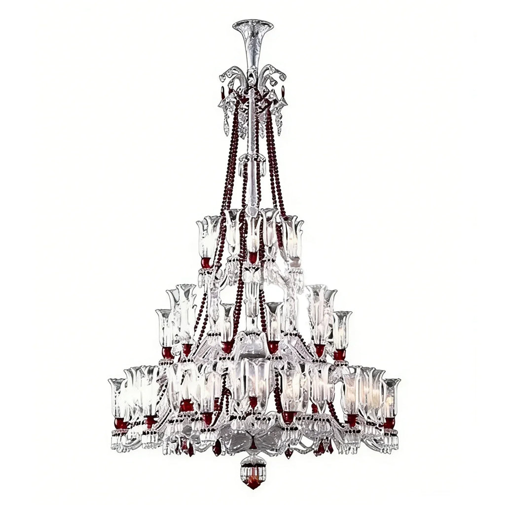 Brilliant Starry Crystal RED Chandelier | wildoxy