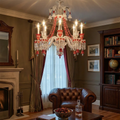 Brilliant Starry Crystal RED Chandelier | wildoxy