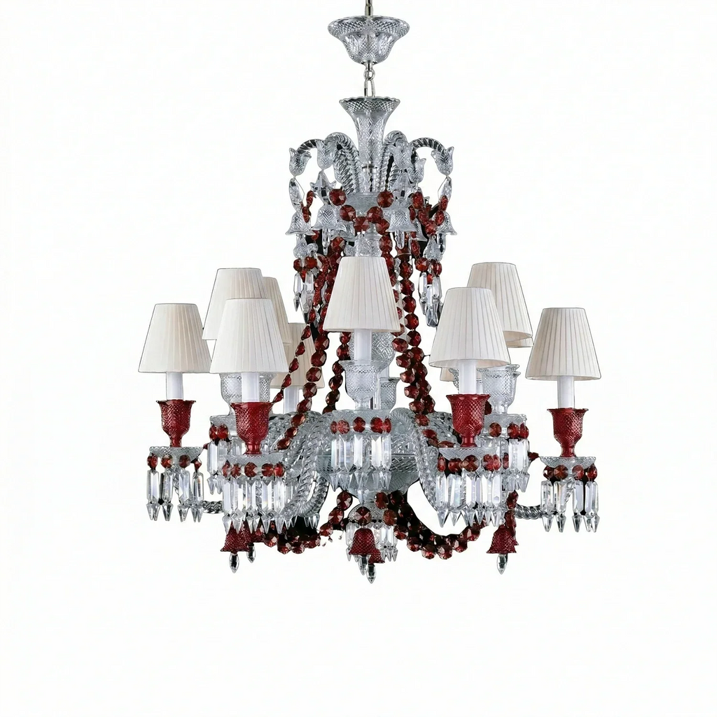 Brilliant Starry Crystal RED Chandelier | wildoxy