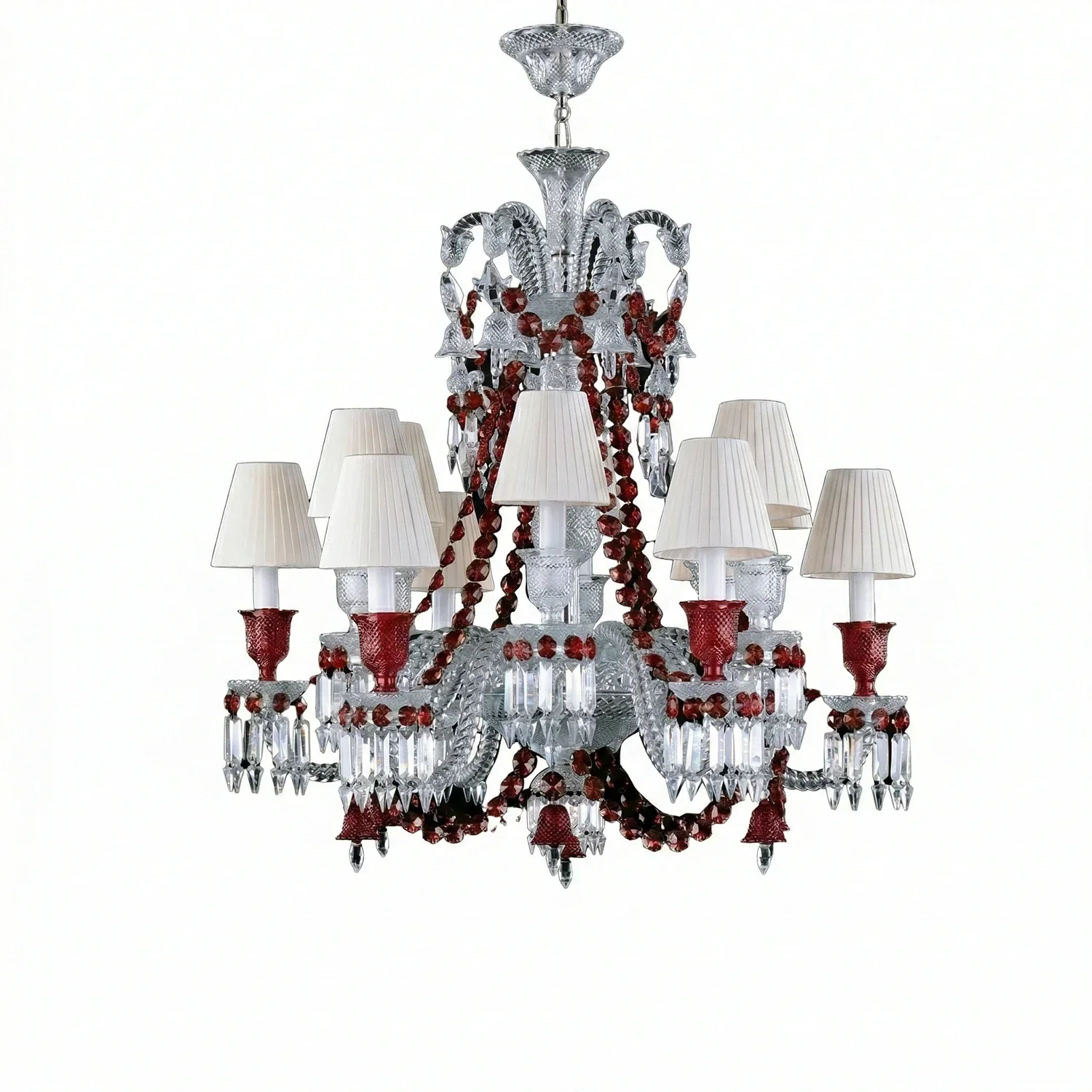 Brilliant Starry Crystal RED Chandelier | wildoxy