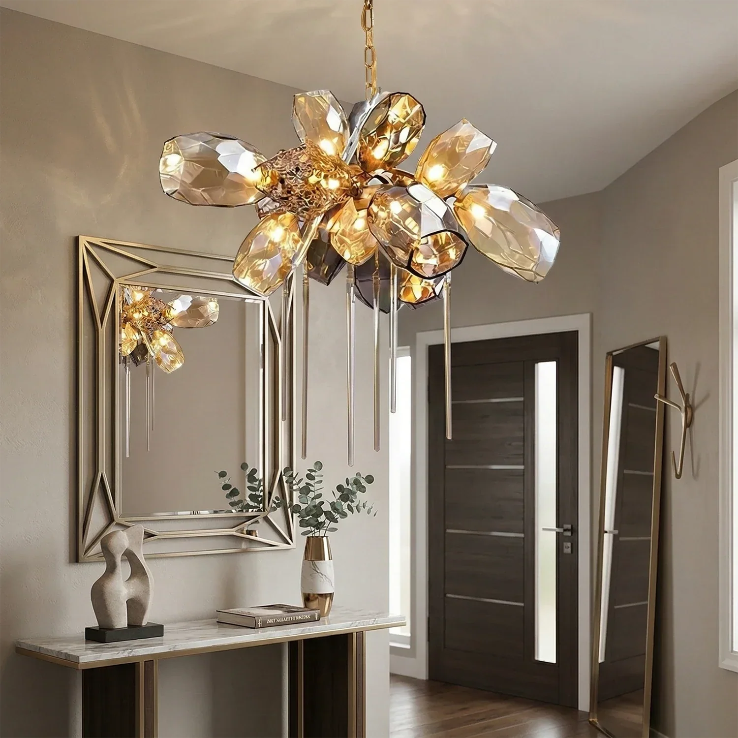 Britannica Luxury Stained Glass Chandelier | wildoxy