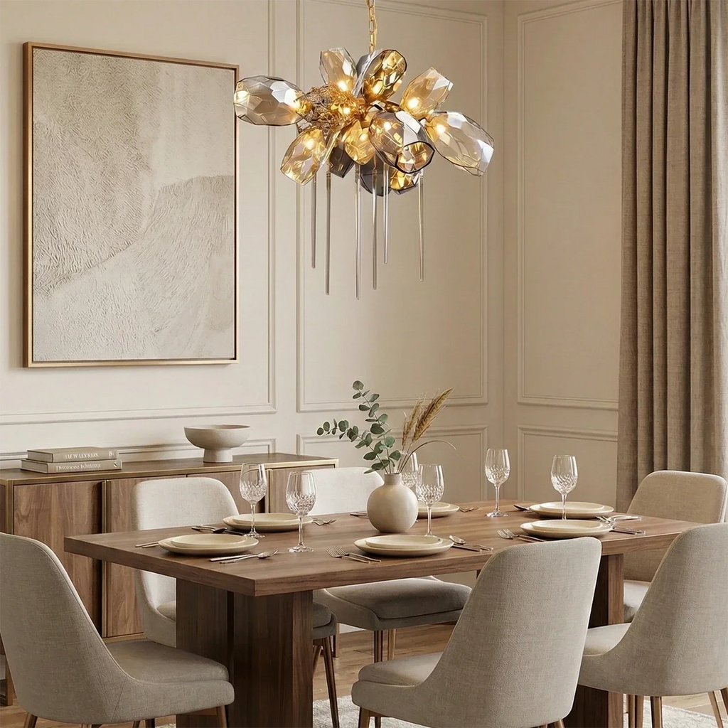 Britannica Luxury Stained Glass Chandelier | wildoxy