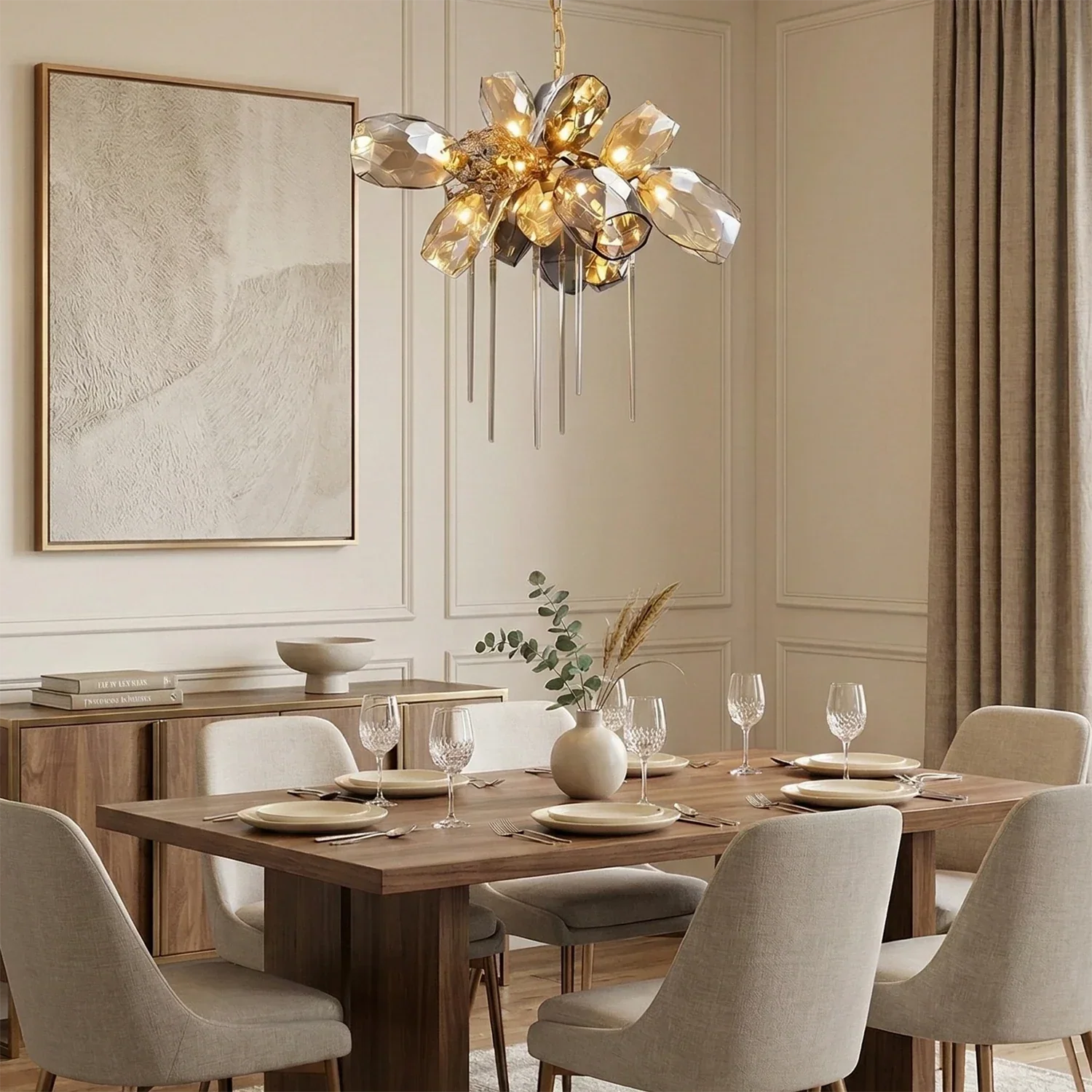 Britannica Luxury Stained Glass Chandelier | wildoxy