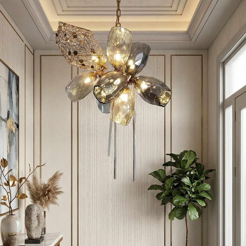 Britannica Luxury Stained Glass Chandelier | wildoxy